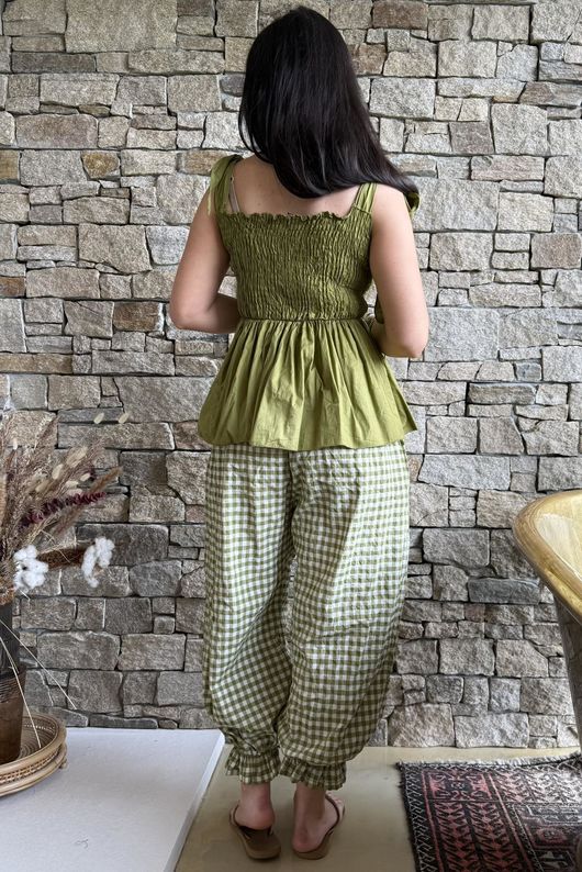 Paloma Bandeau Cami Olive